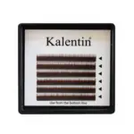 Kalentin Extensión de Cejas Curl I Dark Brown 7mm